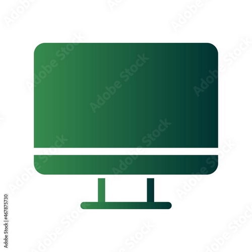 Display Glyph Gradient Vector Icon Design