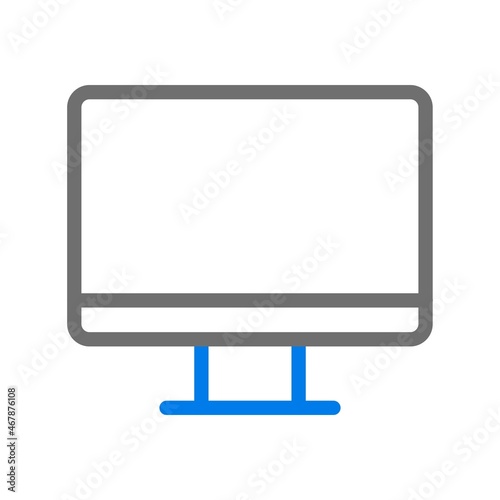  Display Line Blue Vector Icon Design