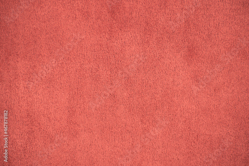 Terracotta suede. Terracotta background. Suede background. Brick color