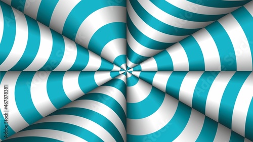 Cones in 3d design. Background in dimension 16:9. Vector illustration.