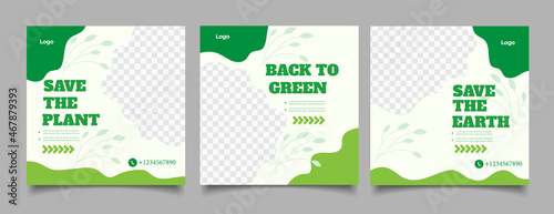 Environmental recycle and reuse social media 
