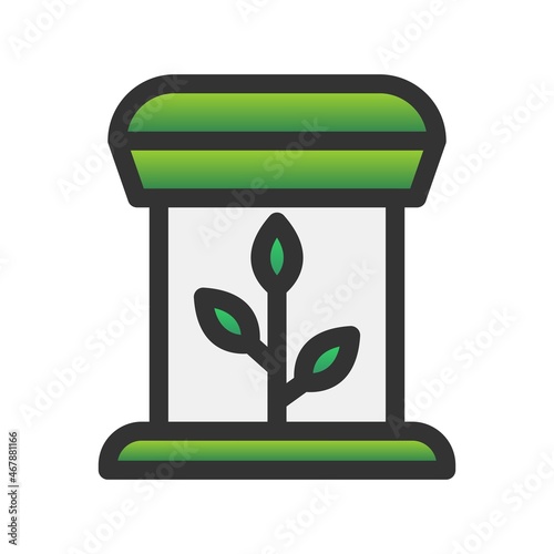 Efficient Filled Gradient Vector Icon Design