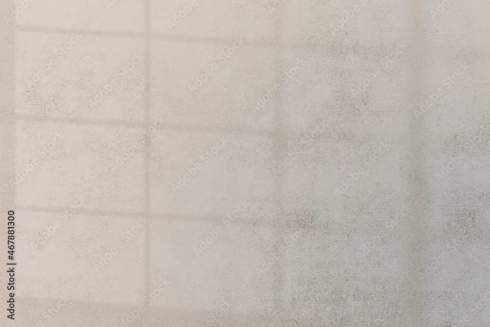 Fototapeta premium Window shadow background, beige aesthetic design