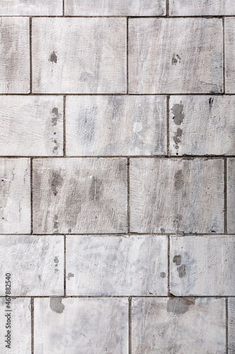 Natural stone tiled blocks close up texture background