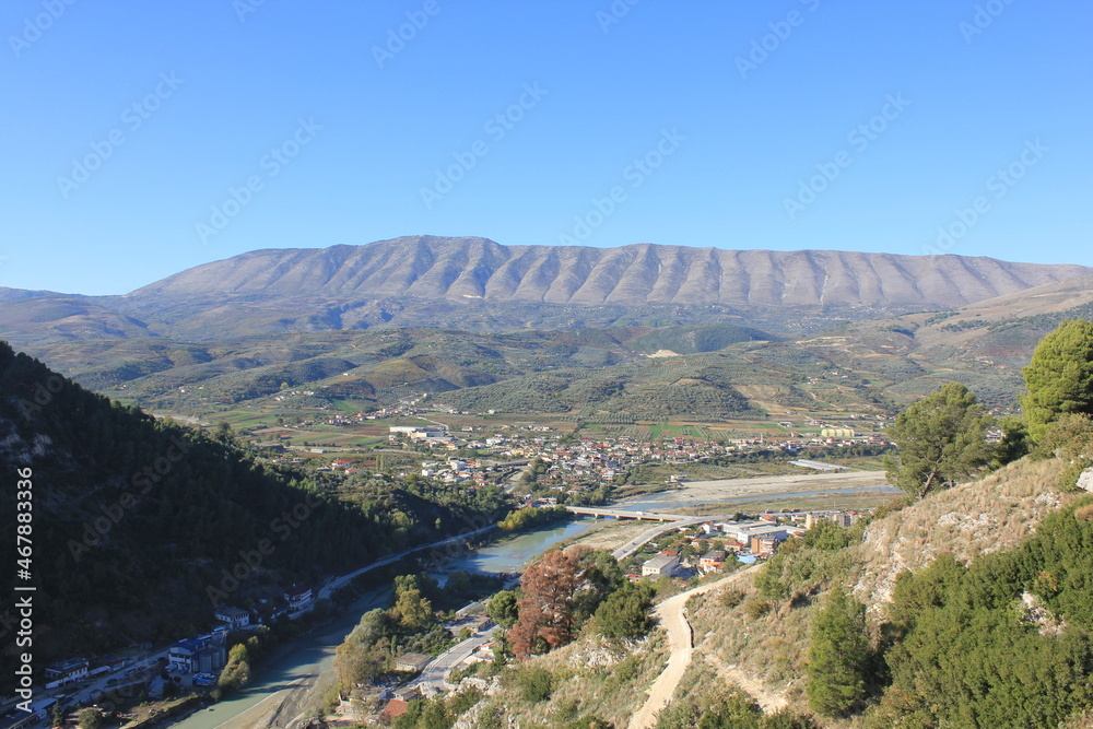 historical townside of Berat Albania