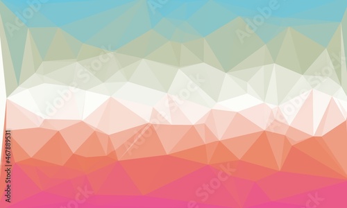 Wallpaper Mural vibrant abstract geometric background with poly pattern Torontodigital.ca