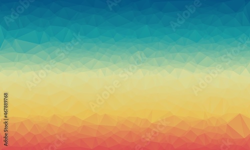 vibrant minimal multicolored polygonal background