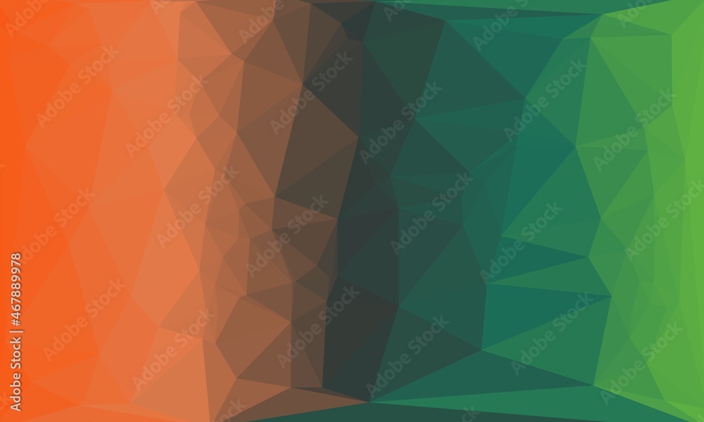 Fototapeta premium vibrant minimal multicolored polygonal background