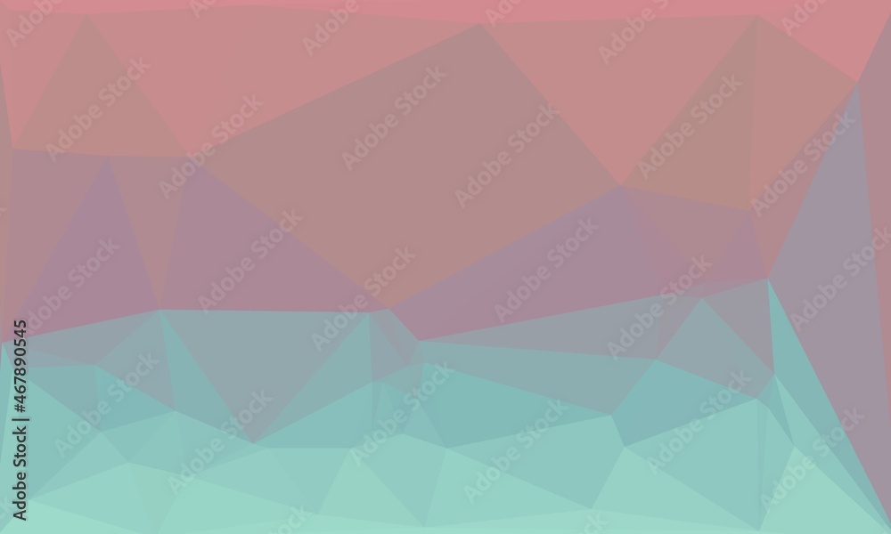 Obraz premium vibrant minimal multicolored polygonal background