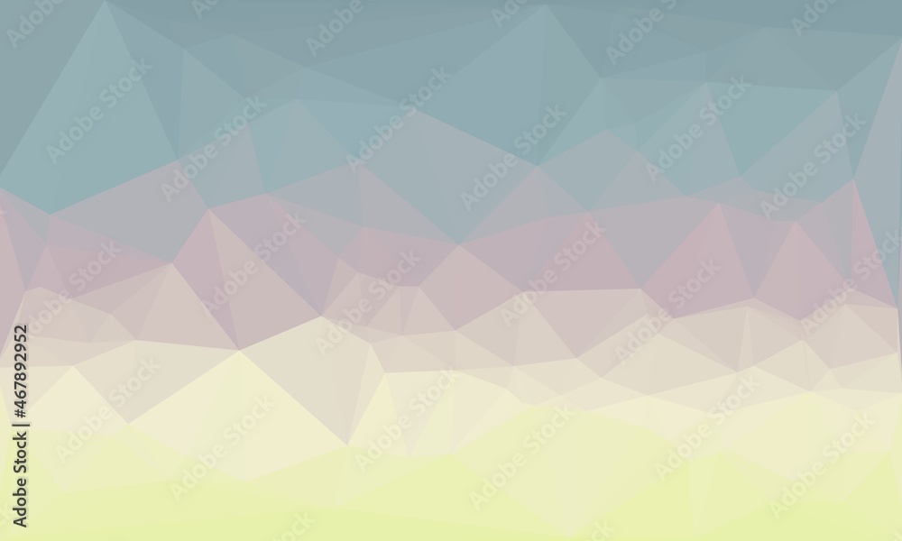 Fototapeta premium vibrant minimal multicolored polygonal background