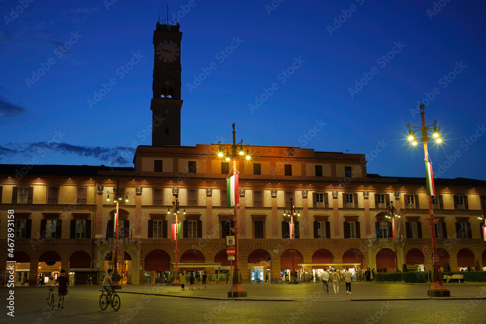 Forli, Emilia-Romagna, Italy: the city at evening