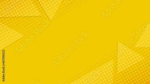 Geometric shape and halftone abstract background . Vector illustration. 