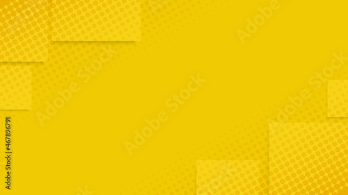 Geometric shape and halftone abstract background . Vector illustration. 