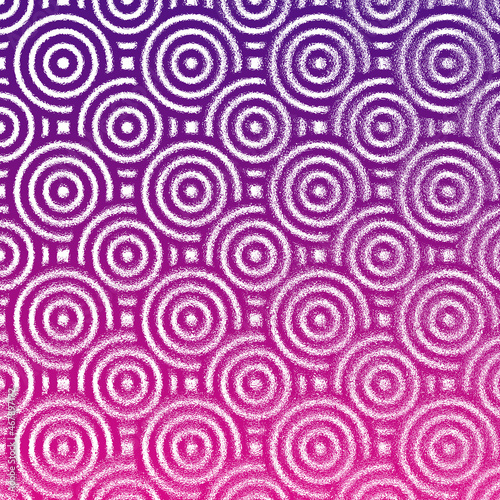 Overlapping Circles Pattern. Abstract Background. Ethnic pattern background.