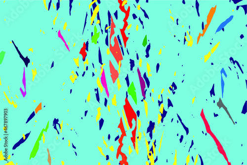 colorful confetti on white background