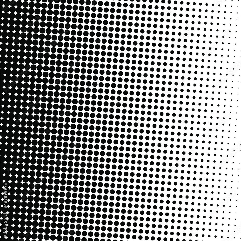 Black halftone background. Black polka dot. Halftone pattern. Modern Halftone Background, backdrop, texture, pattern. Vector illustration. Halftone Backdrop.