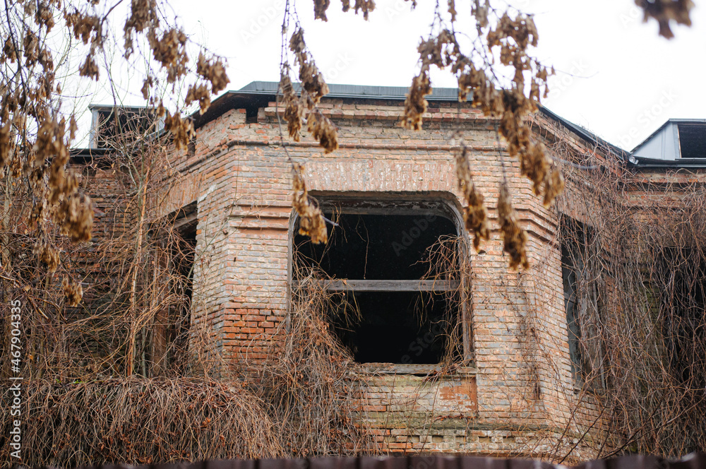 old abandoned mansion in vinnytska region ukraine