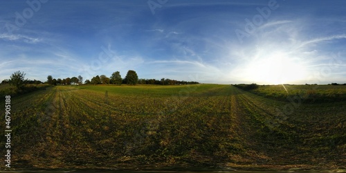 Countryside Village HDRI landscape  360 degree panorama