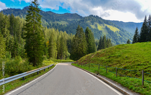 Laternserstraße in Laterns-Vorarlberg/Österreich