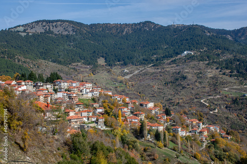 Metsovo in Epirus, in the mountains of Pindus in northern Greece 