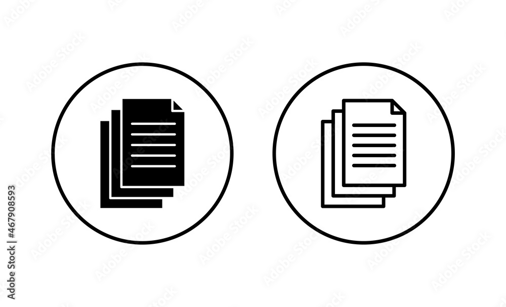 Document icons set. Paper sign and symbol. File Icon Document icons set. Paper sign and symbol. File Icon