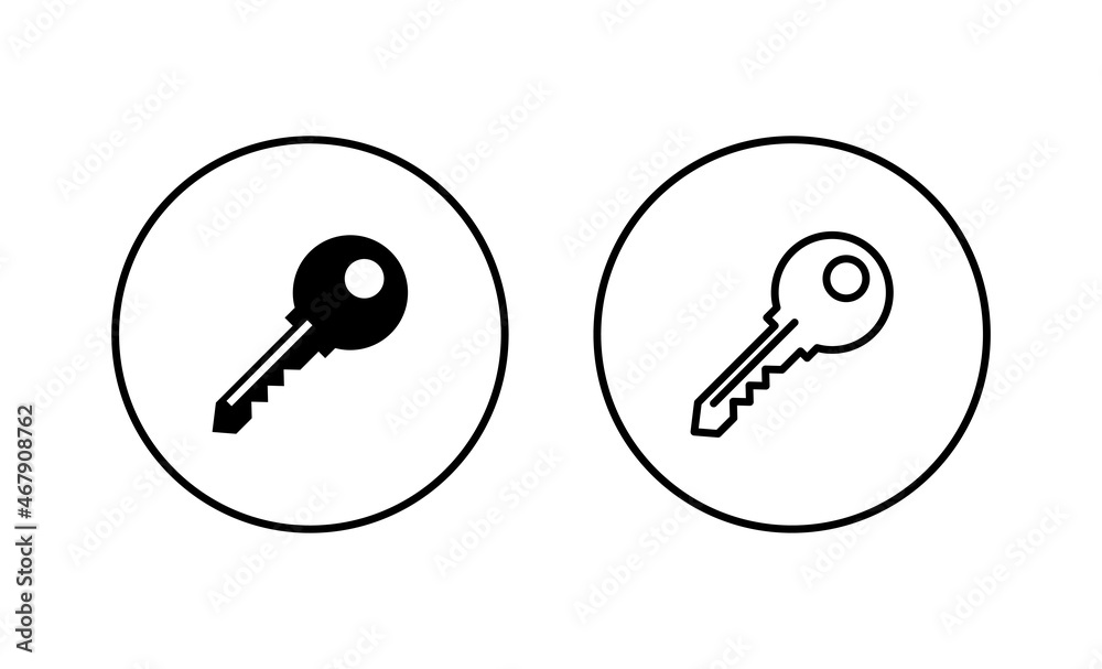 Key icons set. Key sign and symbol. Key icons set. Key sign and symbol.