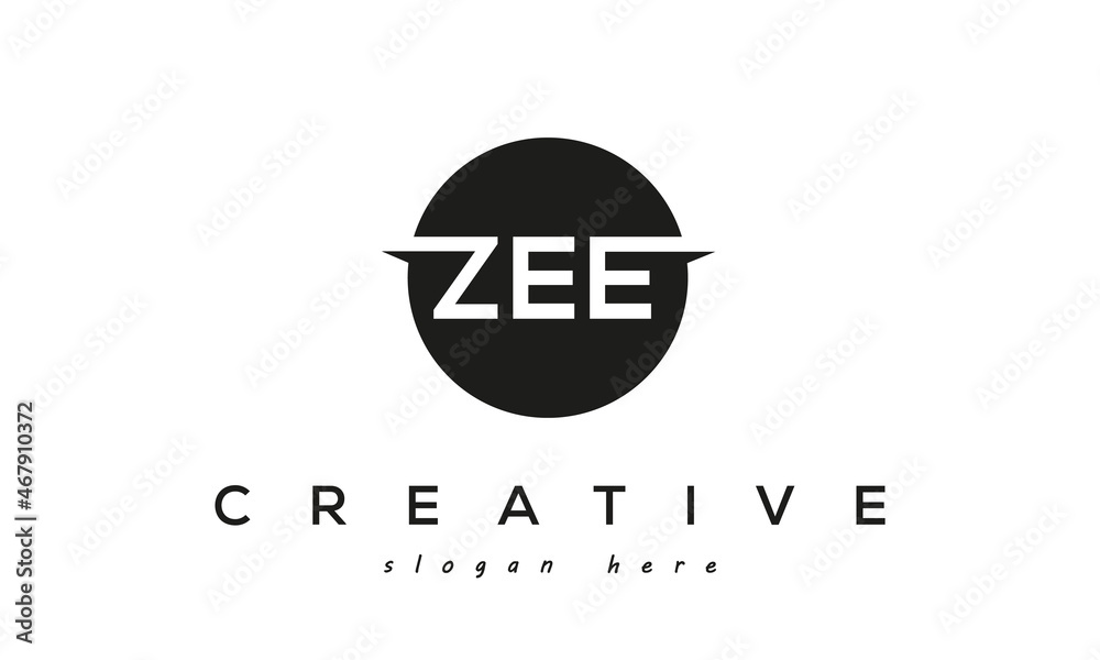 ZEE creative circle letters logo design victor	