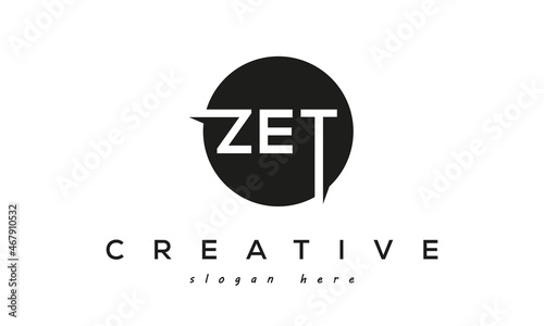 ZET creative circle letters logo design victor 