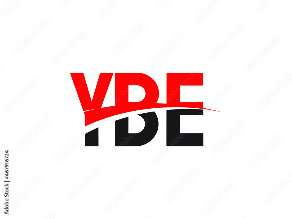 YBE Letter Initial Logo Design Vector Illustration YBE Letter Initial Logo Design Vector Illustration
