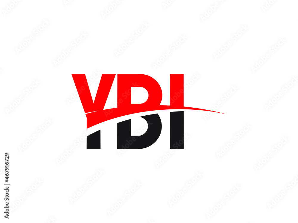 YBI Letter Initial Logo Design Vector Illustration