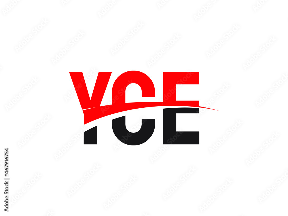 YCE Letter Initial Logo Design Vector Illustration YCE Letter Initial Logo Design Vector Illustration