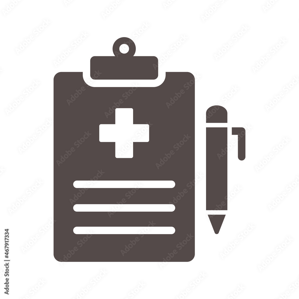 Medical Report Icon Vector Sign And Symbols. Medical Report Icon Vector Sign And Symbols.