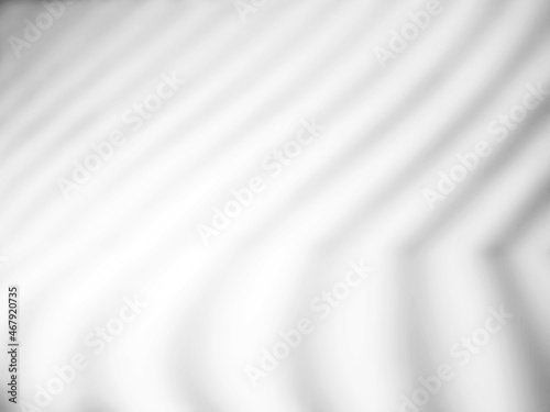 Abstract shadow white and gray wavy pattern with curved lines background.
