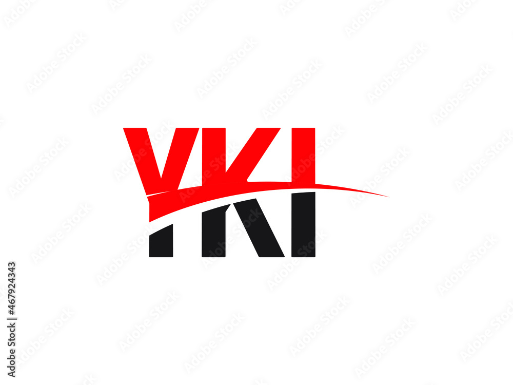 Fototapeta premium YKI Letter Initial Logo Design Vector Illustration