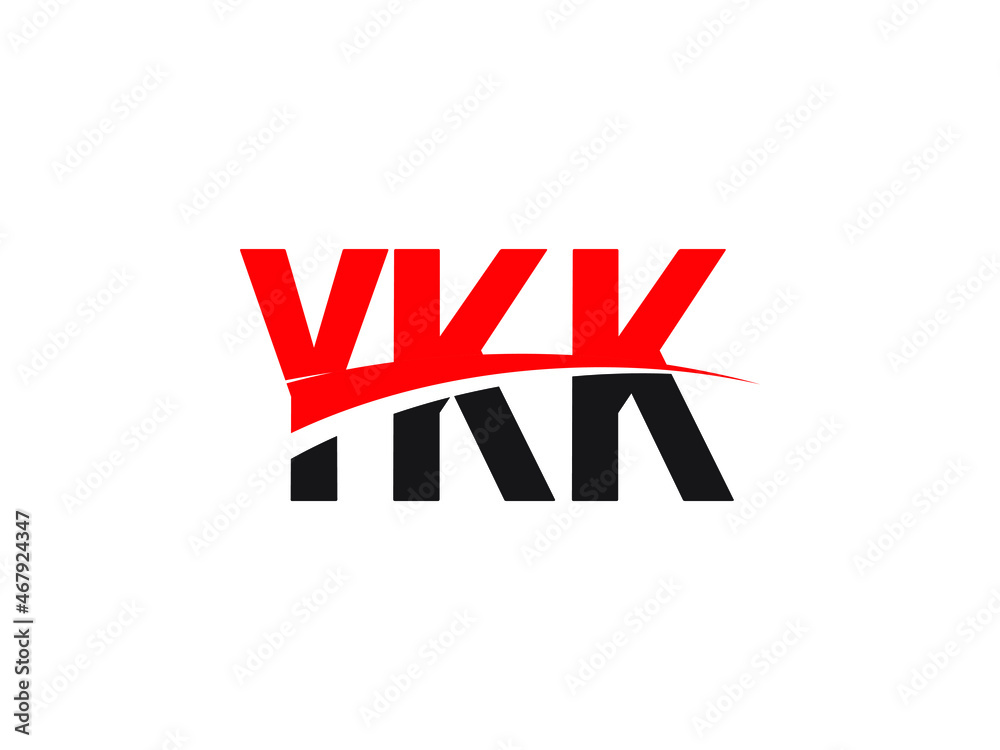 YKK Letter Initial Logo Design Vector Illustration