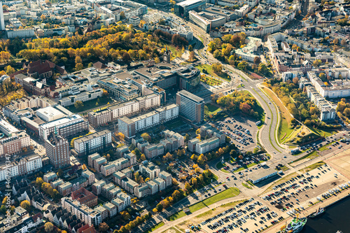 Luftaufnahme von Rostock Warnemünde © FGWDesign