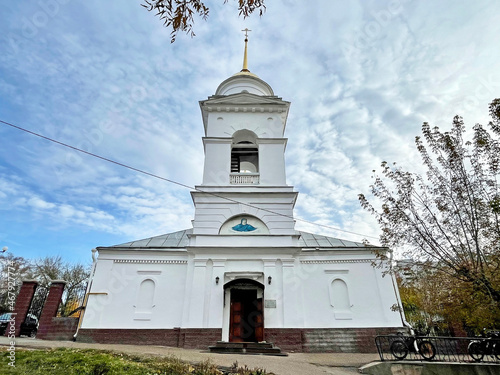 Intercession (Pokrovskaya) Church in Ufa, built in 1817. Republic of Bashkortostan