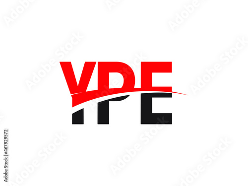 YPE Letter Initial Logo Design Vector Illustration