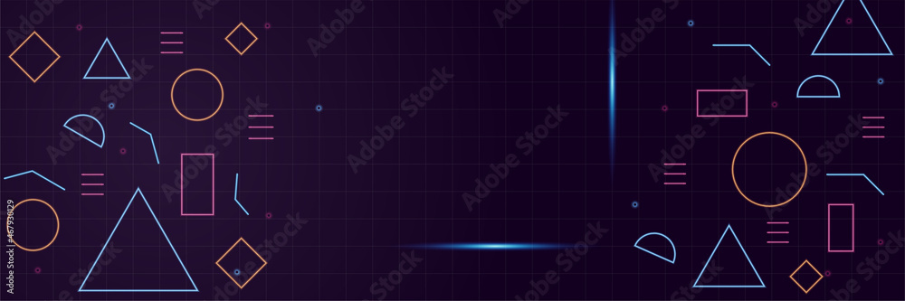 Abstract technology banner background. Abstract banner design web template. Horizontal header web banner. Modern cover header background for website design, Social Media Cover ads banner, flyer Abstract technology banner background. Abstract banner design web template. Horizontal header web banner. Modern cover header background for website design, Social Media Cover ads banner, flyer