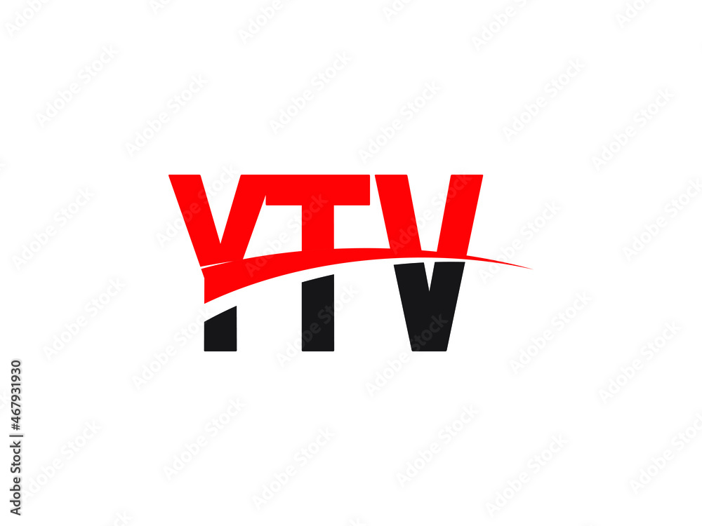 Obraz premium YTV Letter Initial Logo Design Vector Illustration
