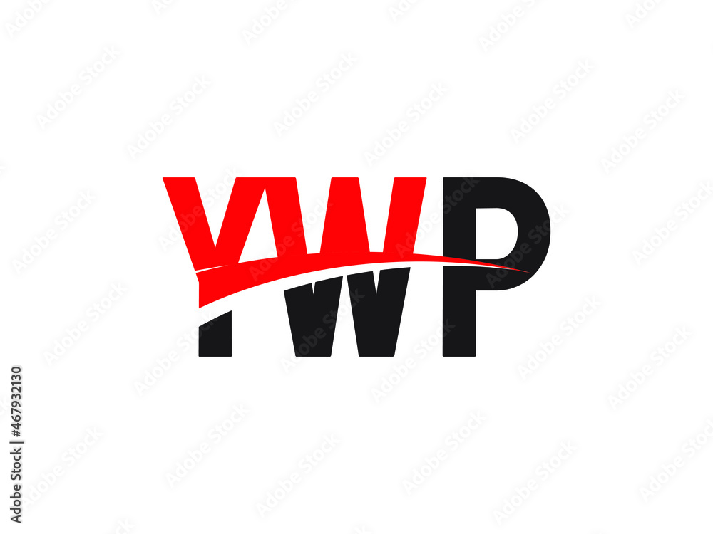 YWP Letter Initial Logo Design Vector Illustration