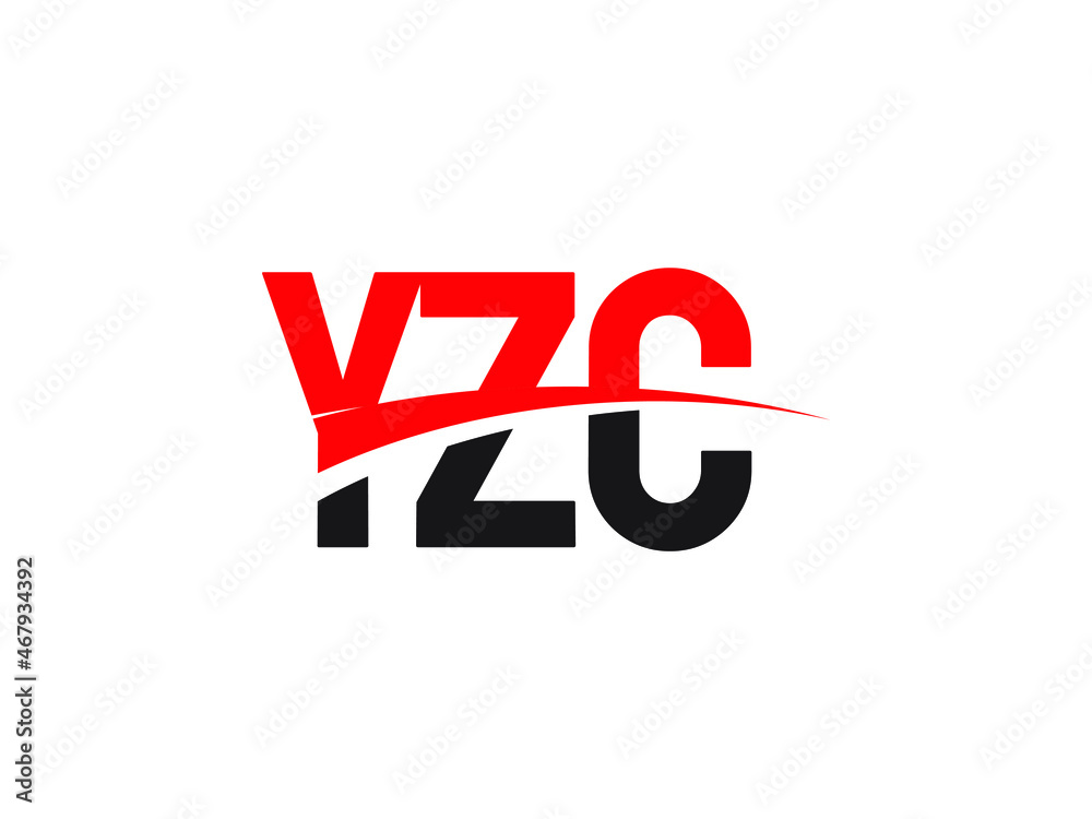 Fototapeta premium YZC Letter Initial Logo Design Vector Illustration