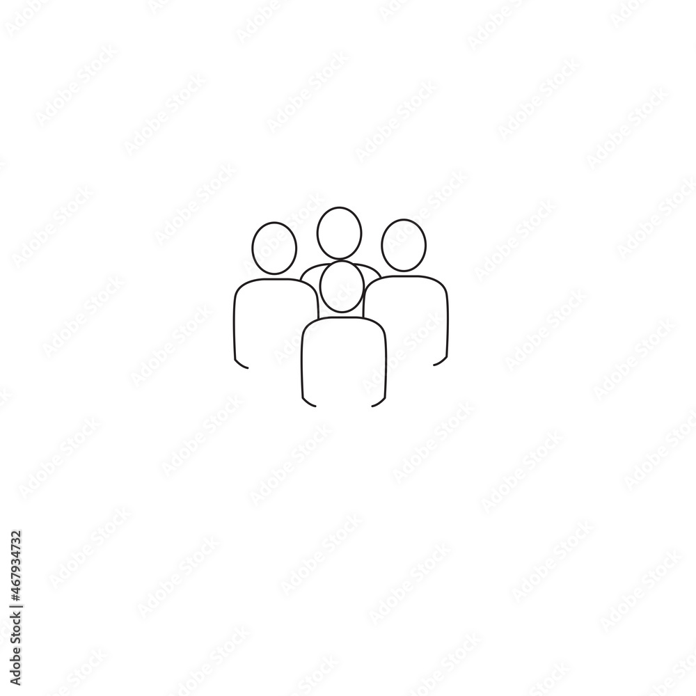 Teamwork icon isolated on white background. Teamwork icon for web site, app, marketing and logo. Creative business concept, vector illustration Teamwork icon isolated on white background. Teamwork icon for web site, app, marketing and logo. Creative business concept, vector illustration