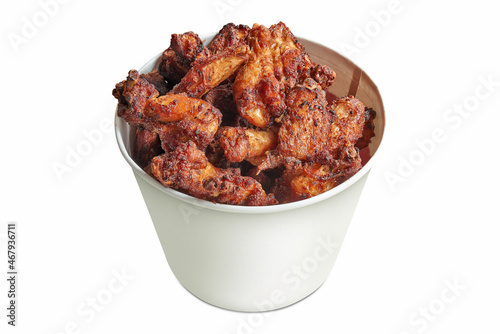 Delivery bucket box with Fried Chicken