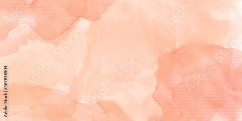 Soft Pink watercolor background for your design, watercolor background concept for banner, poster, vCard, invitation letter vector.
