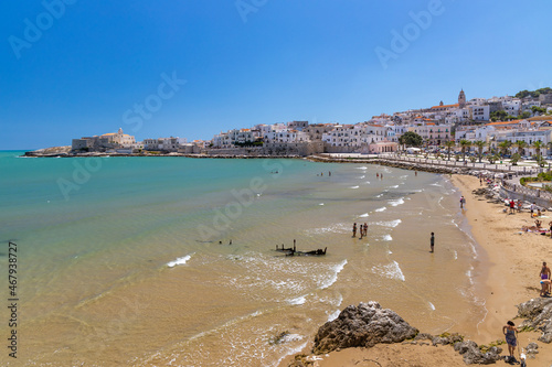 Fototapeta Naklejka Na Ścianę i Meble -  Old city Vieste, Apulia region, Italy