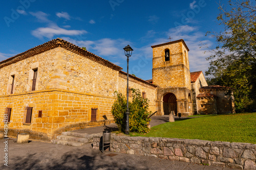 Monastery of San Pedro de Villanueva in Asturias - Spain.