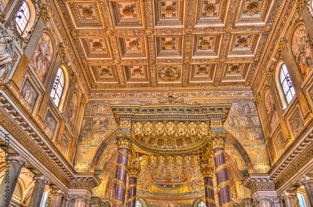 Santa Maria Maggiore, Rome, HDR Image