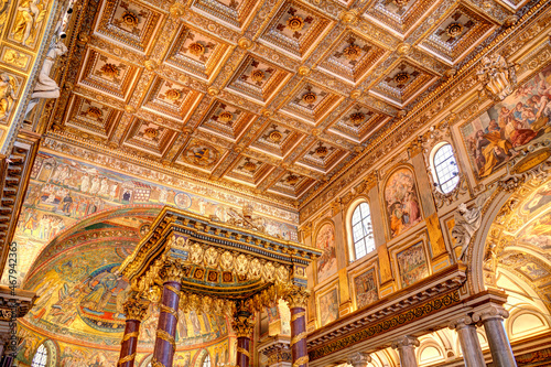 Santa Maria Maggiore  Rome  HDR Image