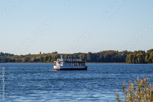 Trakai Town. Galvė lake. Outdoor activities. Family Attractions.  photo